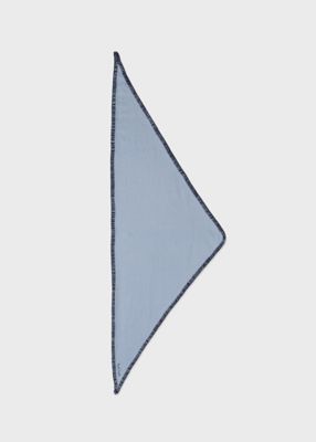 Paul Smith 50周年記念品◇伊製コットン スカーフ  青リンゴ 完売品 Paul Smith 50周年記念品◇伊製コットン スカーフ 青リンゴ 完売品