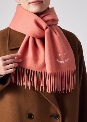 ウィメンズ ”PS Happy” エンブロイダリー マフラー