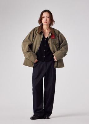 極美品☆Paul Smith スタンドカラーコート カーキ　L ライナー脱着可 ウィメンズ ”Paul Smith Loves Barbour