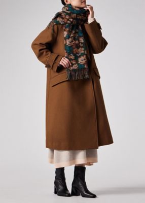 ウィメンズ ”Tea Floral” リバーシブル スカーフ