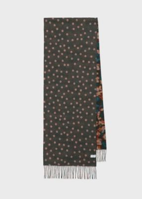 ウィメンズ ”Tea Floral” リバーシブル スカーフ