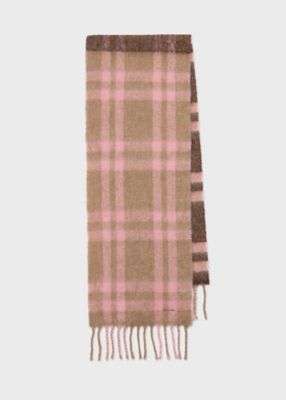 ＜Paul Smith (Women)＞ウィメンズ　”Ｃｒｕｘｅｌｌａ”　チェック　マフラー（２５５７６４２５０Ｔ）