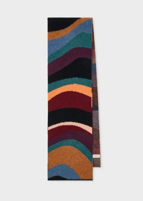 ＜Paul Smith (Women)＞ウィメンズ　パステル　”Ｓｗｉｒｌ”　ジャカード　マフラー（２５５７６６２５１ＭＫ）