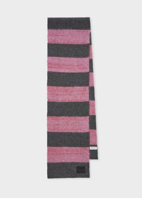 ウィメンズ ブロック ストライプ マフラー（255767251MK