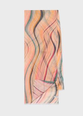 ウィメンズ ”Swirl” プリント スカーフ（255770250G