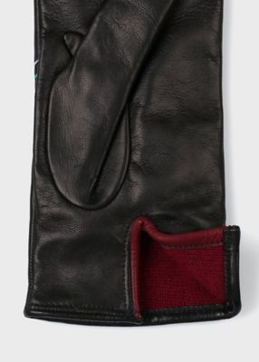 ウィメンズ スワール ステッチ レザーグローブ