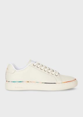 ＜Paul Smith (Women)＞ウィメンズ　”Ｄｕｓｋｙ　Ｓｗｉｒｌ”　”Ｌａｐｉｎ”　ホワイトレザー　スニーカー（２５５７８０ＬＡＰＩ）