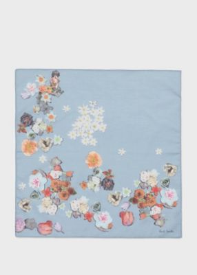 Climbing Floral” プリントハンカチ