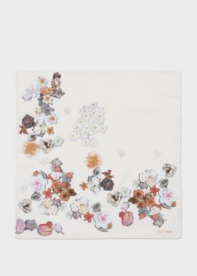 Climbing Floral” プリントハンカチ