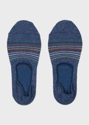 マルチボーダー シューズインソックス（260656LF） | Paul