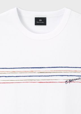 Playful Stripe” 半袖Tシャツ（262554220X