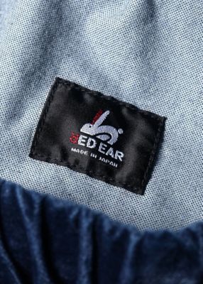 新品タグ付✨RED EAR ショートパンツ　切替　インディゴ染　リネン混　M RED EAR インディゴ ベロア カーゴショーツ