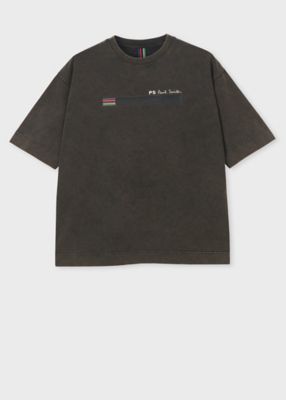 Sports Stripe Zebra” ワンポイント 半袖Tシャツ