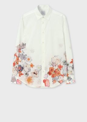 Climbing Floral” プリントシャツ