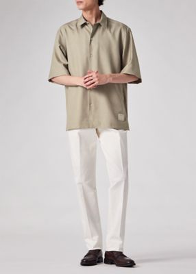 '26 今シーズンPaul Smith 半袖 Tシャツ 現在発売中！ Cropped Logo” ソリッド 半袖シャツ（263317427B