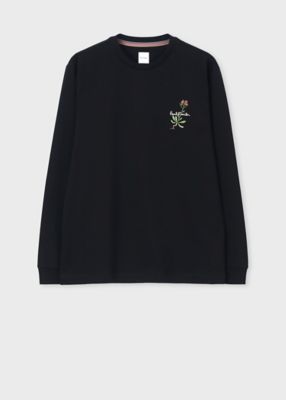 Flower Embroidery” 長袖Tシャツ