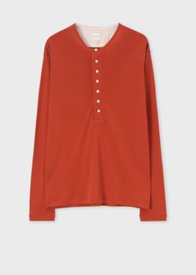 ヘンリーネック 長袖カットソー（263523A244） | Paul Smith