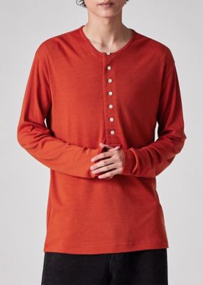 ヘンリーネック 長袖カットソー（263523A244） | Paul Smith
