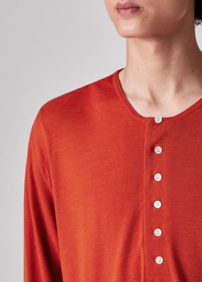 ヘンリーネック 長袖カットソー（263523A244） | Paul Smith