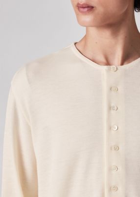ヘンリーネック 長袖カットソー（263523A244） | Paul Smith