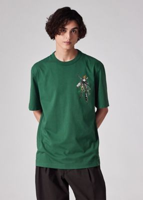 【限定品】Paul Smith × Barbour Tシャツ S Paul Smith loves Barbour” チャームプリント T