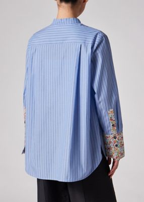 Paul Smith 25AW長袖シャツ 総柄 スタンドカラー ウィメンズ ”Garden Floral” スタンドカラー 長袖シャツ