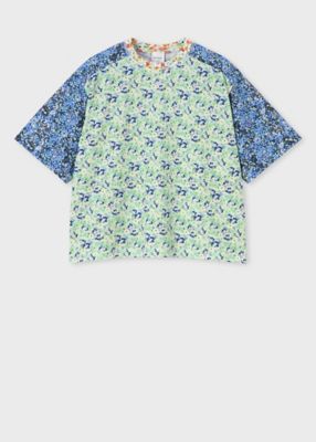 ウィメンズ ”Floral Patchwork” 半袖 カットソー