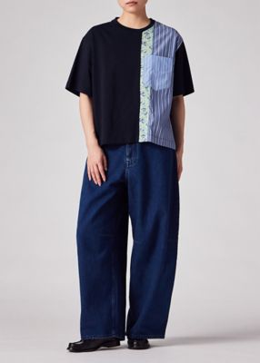 【上質】Paul Smith MIX UP INSERTED LABE L Ｍ ウィメンズ ”Floral Patchwork” ミックスアップ 半袖T