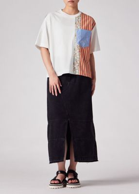 ウィメンズ ”Floral Patchwork” ミックスアップ 半袖T