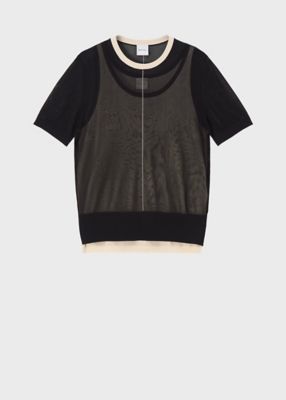 Paul Smith - 日本限定　半袖ニット ウィメンズ シアーレイヤード 半袖ニット （265150910N