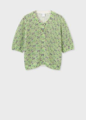 ウィメンズ ”Garden Floral” 半袖カーディガン