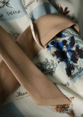 ウィメンズ ”Garden Flower Scarf” シャツワンピース