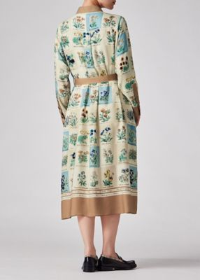 ウィメンズ ”Garden Flower Scarf” シャツワンピース