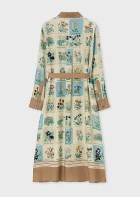ウィメンズ ”Garden Flower Scarf” シャツワンピース