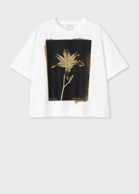 ウィメンズ フローラル フォトプリント 半袖Tシャツ