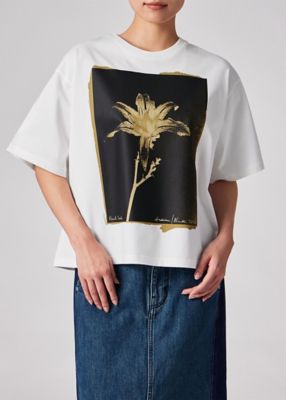 ウィメンズ フローラル フォトプリント 半袖Tシャツ