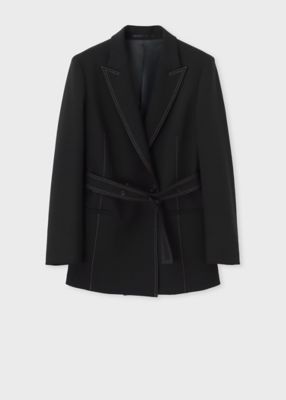 Paul Smith コントラスト ステッチ ジャージー ドレス ウィメンズ コントラストステッチ ジャケット（265305468J