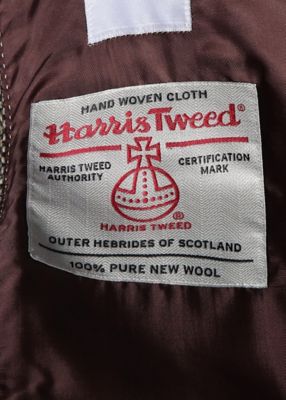 ウィメンズ ”Harris Tweed” ステンカラーコート