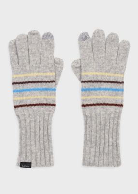 ウィメンズ スワールカラーライン ニットグローブ