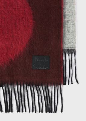 Poul Smithポールスミス•ローズドット柄リバーシブルマフラー•カシミヤ混 ウィメンズ ドット マフラー（265778250C） | Paul Smith