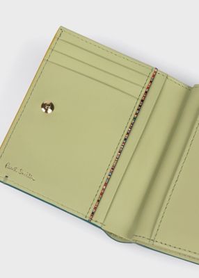 カラードエッジ　がま口２つ折り財布（３５５００５Ｗ７４９）