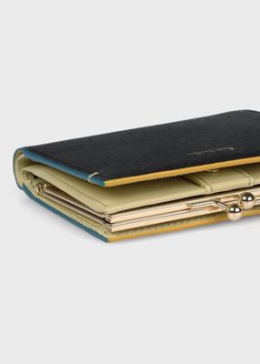 カラードエッジ　がま口２つ折り財布（３５５００５Ｗ７４９）