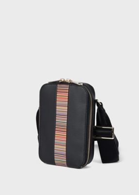 【大人気】ポールスミス　ショルダーバッグ　ストライプトリム シグネチャーストライプトリム ショルダーバッグ ｜ポール・スミス