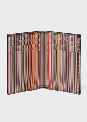 Signature Stripe Interior” カードケース