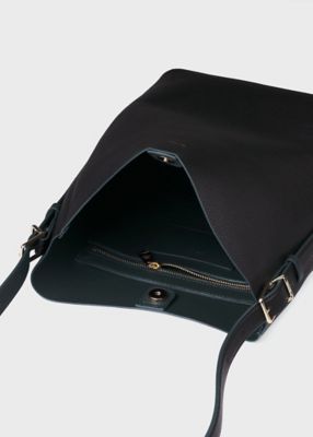 ダブルフェイス レザー 2WAY ハンドバッグ