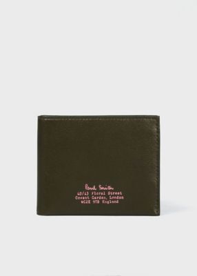 Paul Smith (Men)/ポール・スミス アイロンドゴート 2つ折り財布(453006P120) 440オリーブ 財布・マネークリップ【三越伊勢丹/公式】