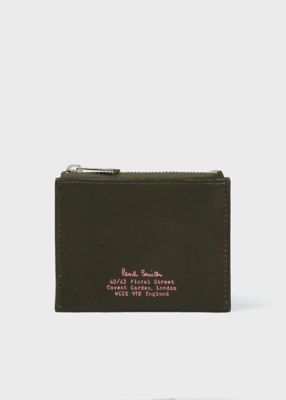 Paul Smith (Men)/ポール・スミス アイロンドゴート カード & コインケース(453006P122) 440オリーブ 財布・マネークリップ【三越伊勢丹/公式】