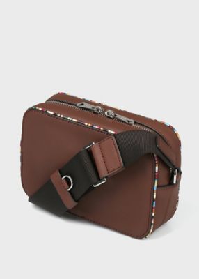 シグネチャーストライプトリム ショルダーバッグ