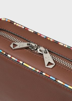 シグネチャーストライプトリム ショルダーバッグ