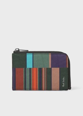 ＜Paul Smith (Men)＞ランダム　ボールドストライプ　カードケース（４５３９１０８０２０）